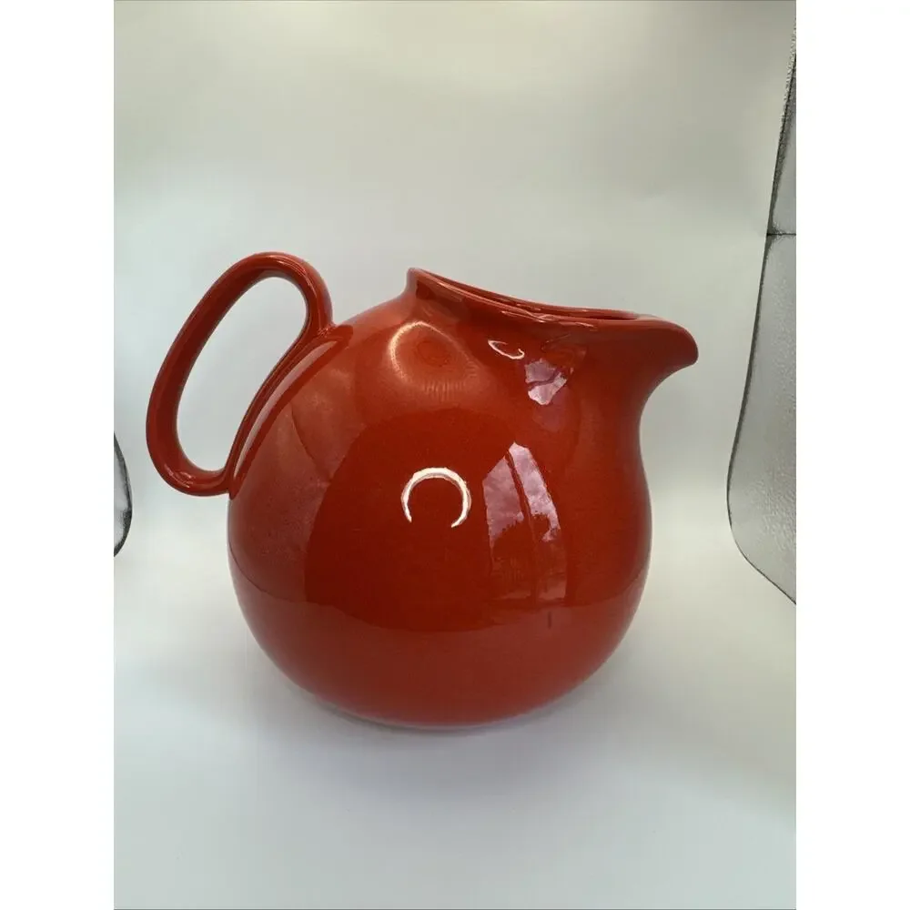 Vintage Waechtersbach Solid‎ Red bubble shaped 70 oz Pitcher